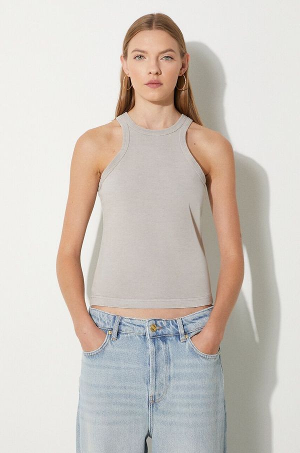 Samsoe Samsoe Pamučni top Samsoe Samsoe boja: bež