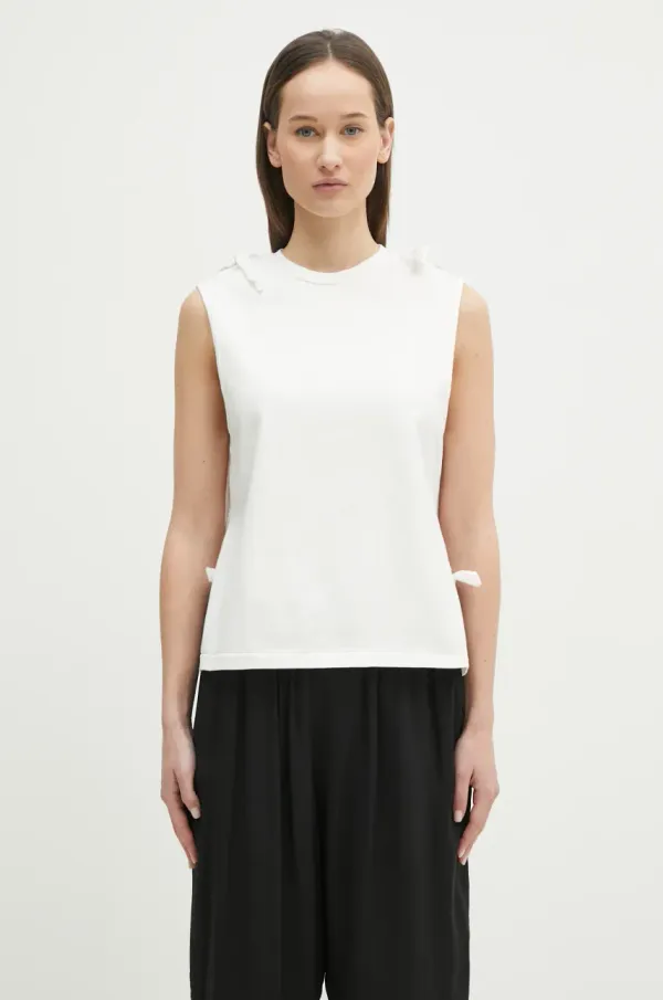 Undercover Pamučni top Undercover Tank Top boja: bijela, UP1E1810