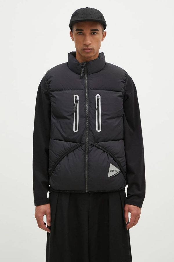 Gramicci Pernati prsluk Gramicci Patchwork Wind Tee za muškarce, boja: crna, za zimu, GUJ4.F3001.M