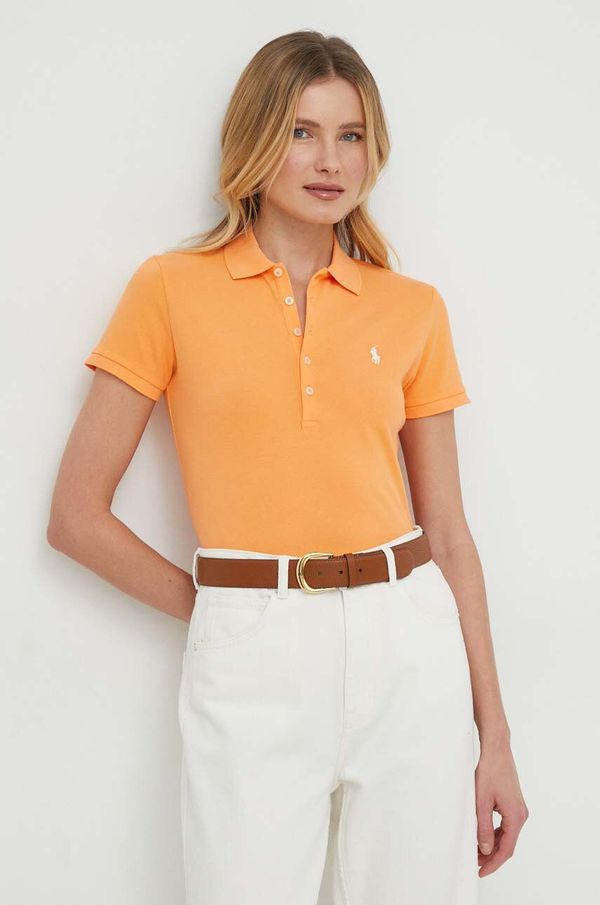 Polo Ralph Lauren Polo majica Polo Ralph Lauren za žene, boja: narančasta, 211870245