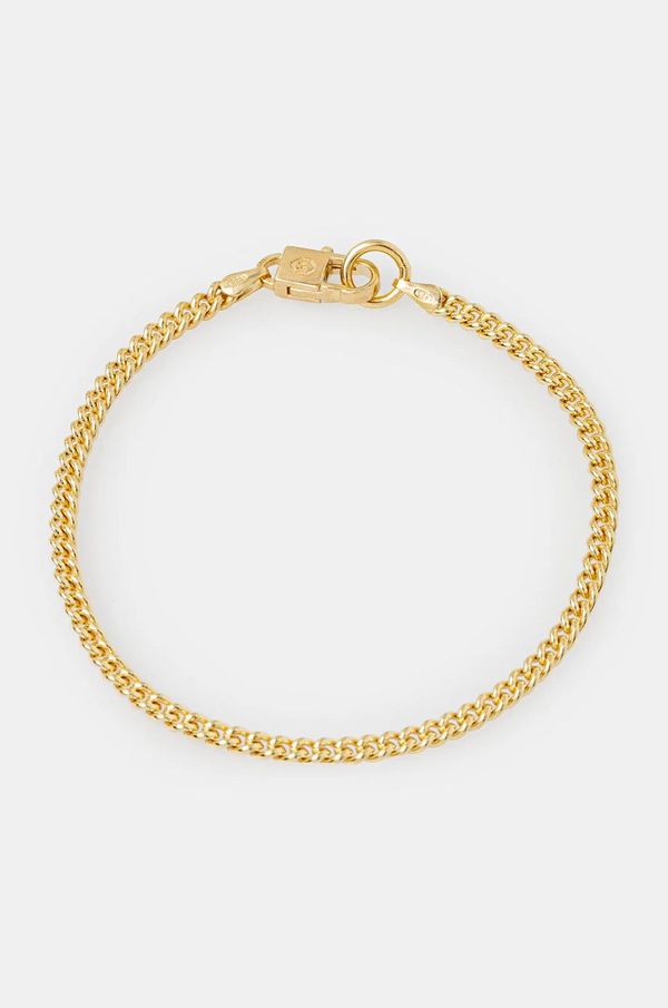 HATTON LABS Pozlaćena narukvica HATTON LABS Round Curb Bracelet M HL.W4.353.GL