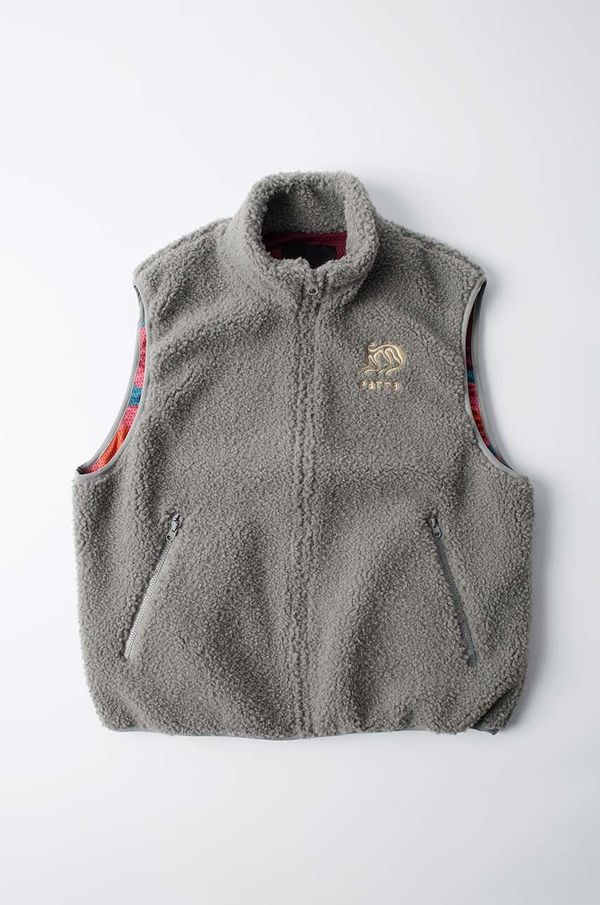 by Parra Prsluk by Parra Chest Alien Vest za muškarce, boja: siva, za prijelazno razdoblje, 52146