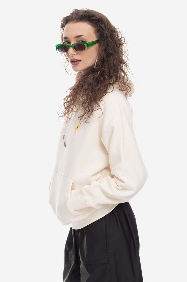 Puma Dukserica Puma boja: bež, s kapuljačom, glatka, 538798.83-cream