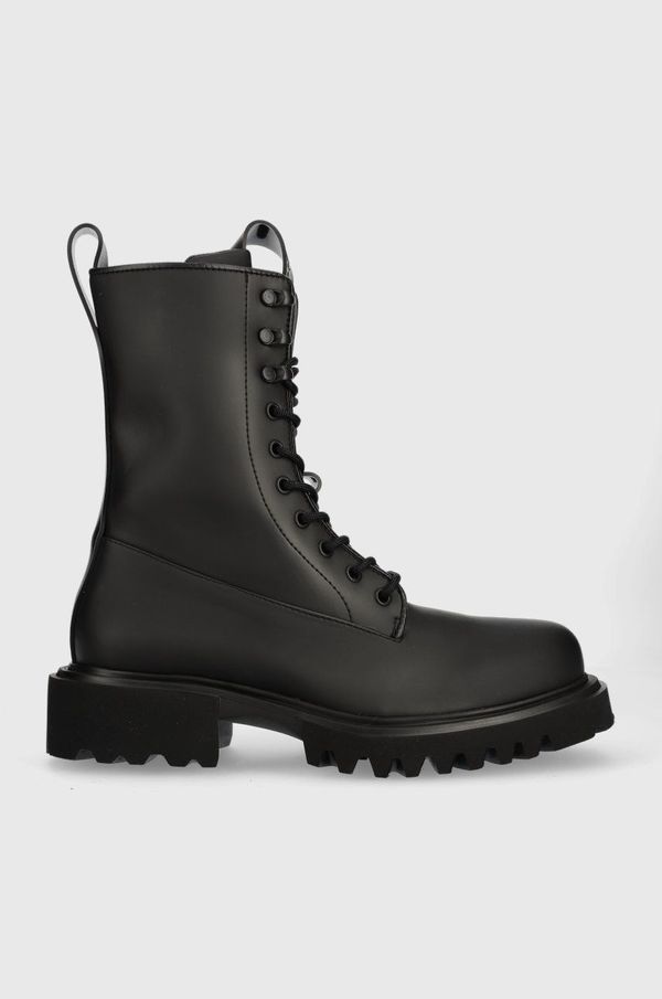 Rains Čizme Rains Palladium x Show Combat Boot boja: crna, 22600.01-01.Black