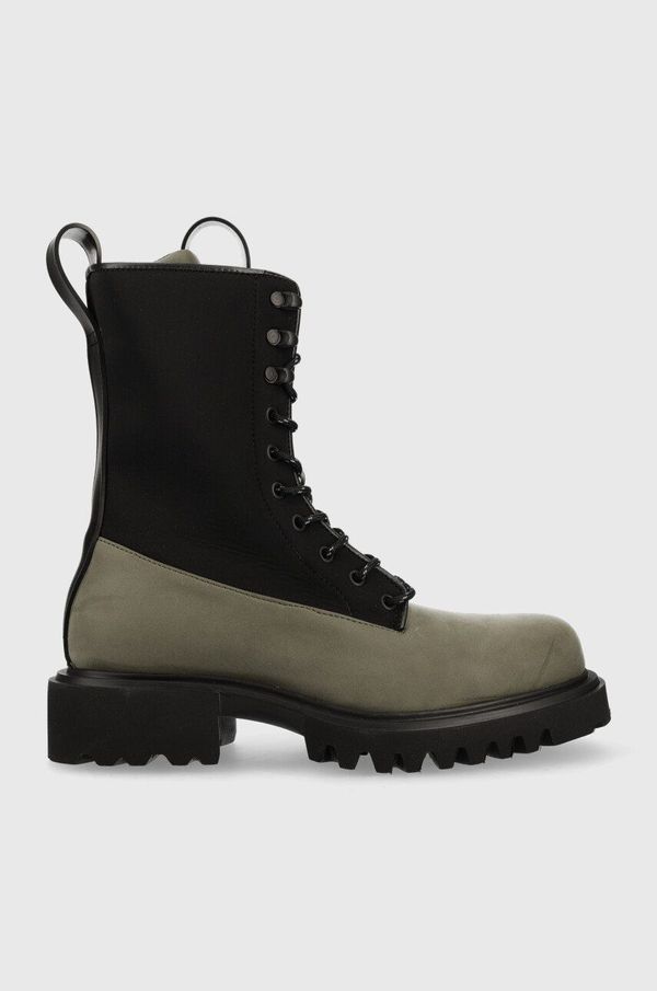 Rains Čizme Rains Palladium x Show Combat Boot Neopren boja: crna, 22610.65-65.Evergre
