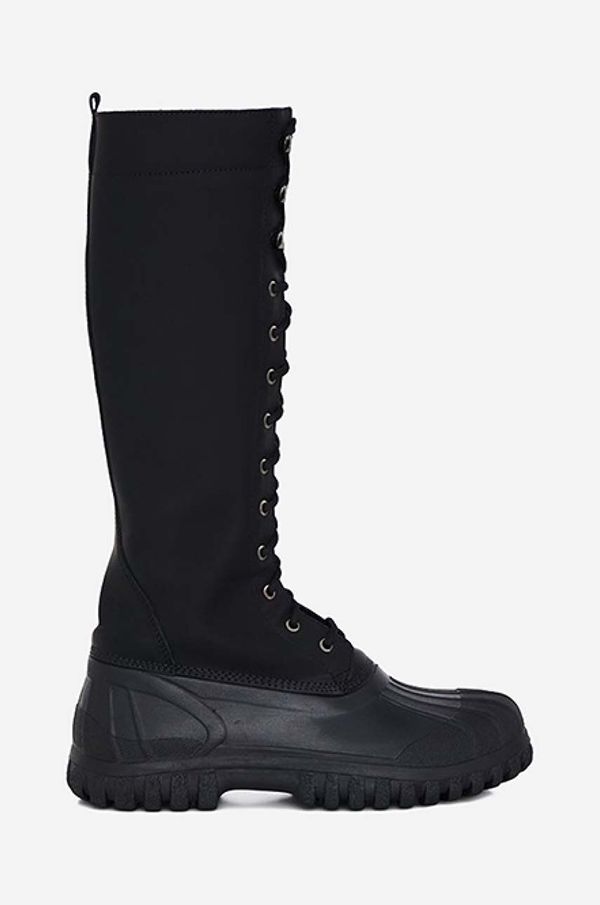 Rains Čizme Rains x Diemme Anatra Alto High Boot za žene, boja: crna, ravni potplat, 2058.BLACK-BLACK
