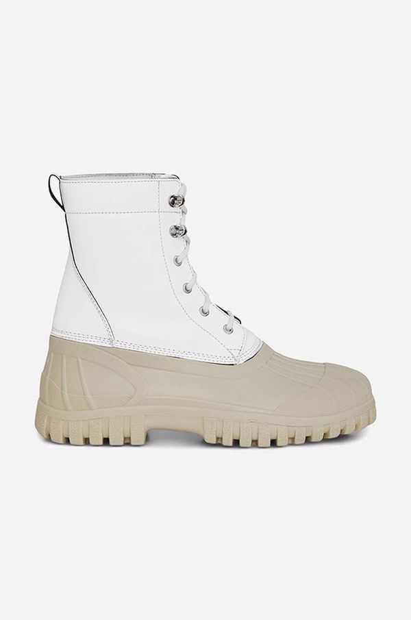Rains Gležnjače Rains x Diemme Anatra Boot za žene, boja: bijela, ravni potplat, 2059.WHITEREFL-WHITE.REFL