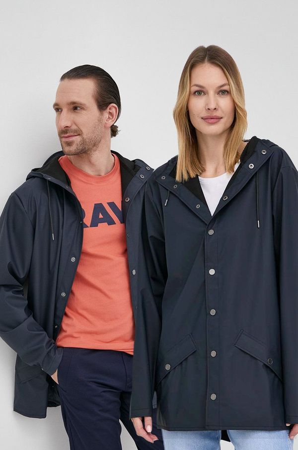Rains Jakna Rains Jacket boja: tamno plava, za prijelazno razdoblje, 12010.47-Navy