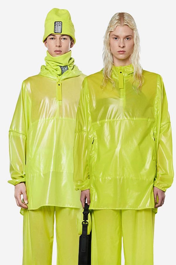 Rains Kišna jakna Rains Ultralight Anorak 18880 REFLECTIVE DIGITAL LIME boja: zelena, za prijelazno razdoblje, oversize, 18880.REFLELIME-REFLECTIVE