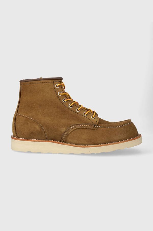Red Wing Cipele od brušene kože Red Wing 6-INCH Classic Moc za muškarce, boja: bež, 8881