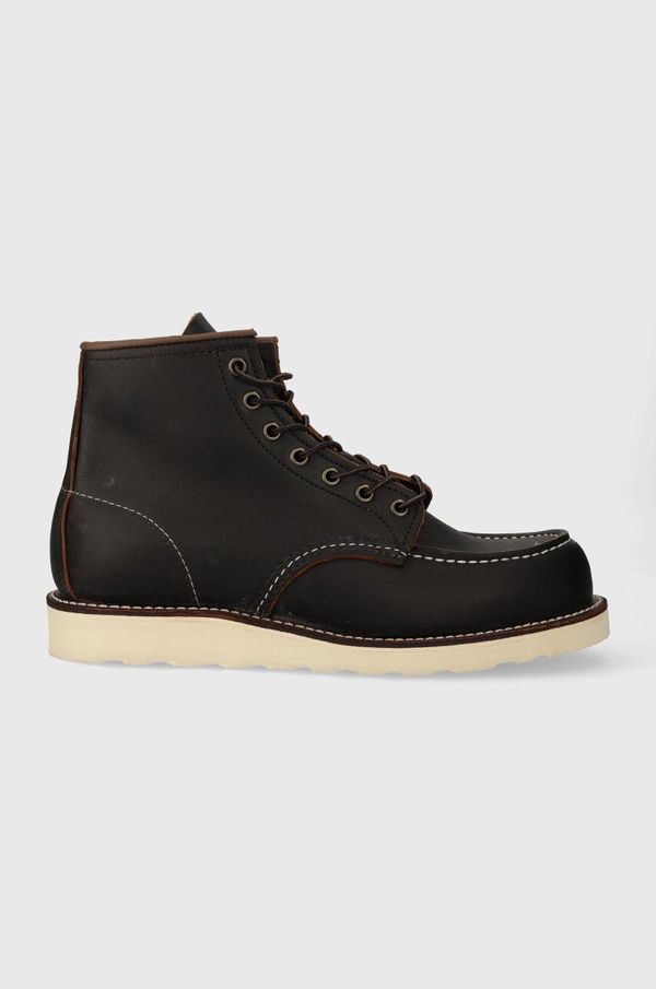 Red Wing Kožne cipele Red Wing 6-INCH Classic Moc Moc Toe za muškarce, boja: crna, 8849 8849