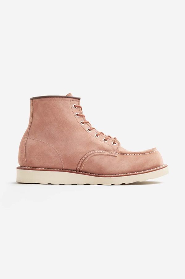 Red Wing Visoke cipele Red Wing Moc Toe za muškarce, boja: ružičasta, 8208