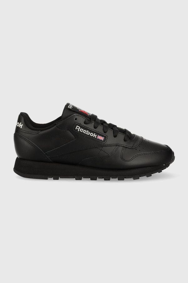Reebok Kožne tenisice Reebok CLASSIC LEATHER boja: crna, GY0960-CBLAC/PUGR