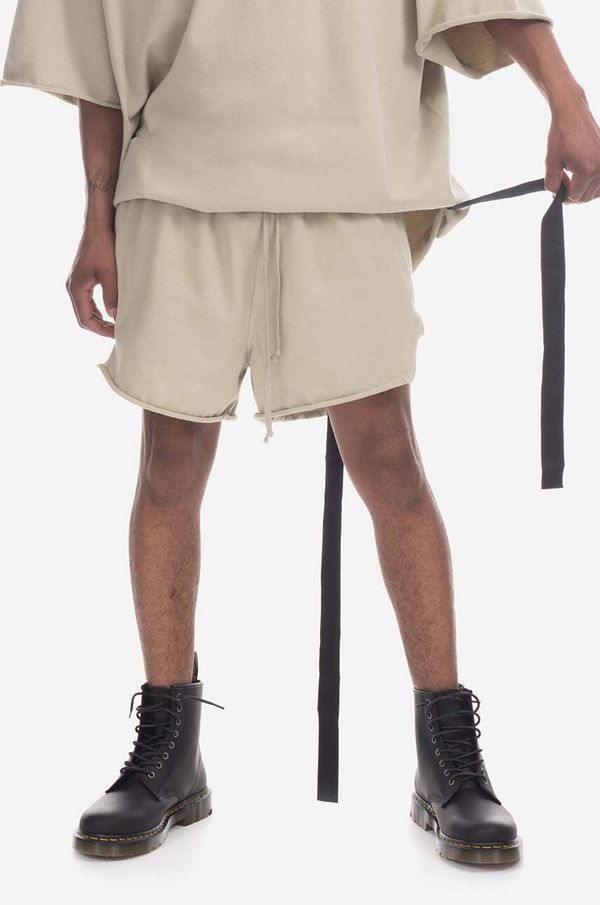 Rick Owens Pamučne kratke hlače Rick Owens boja: bež, DU01C6374.BEIGE-BEIGE