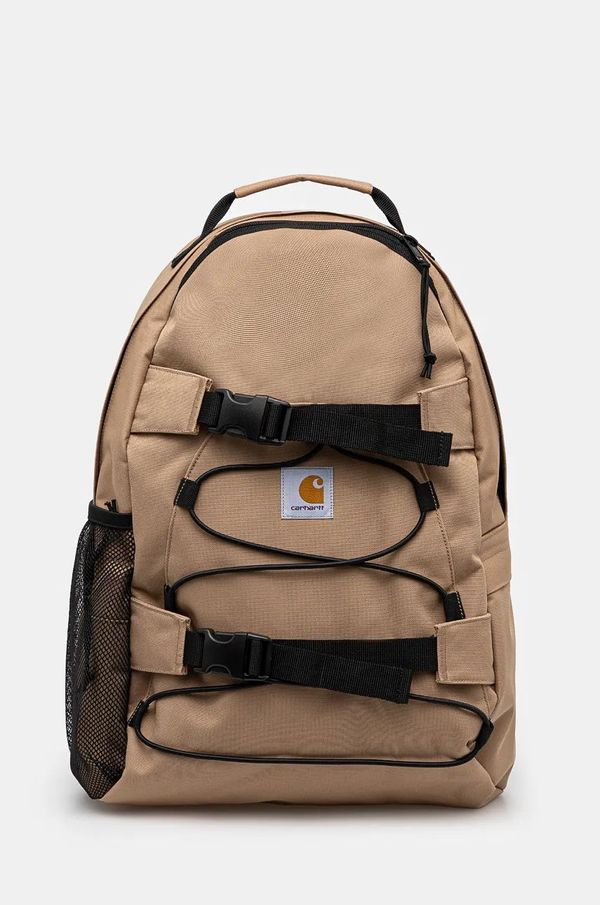 Carhartt WIP Ruksak Carhartt WIP Kickflip Backpack boja: smeđa, veliki, bez uzorka, I031468.2FSXX