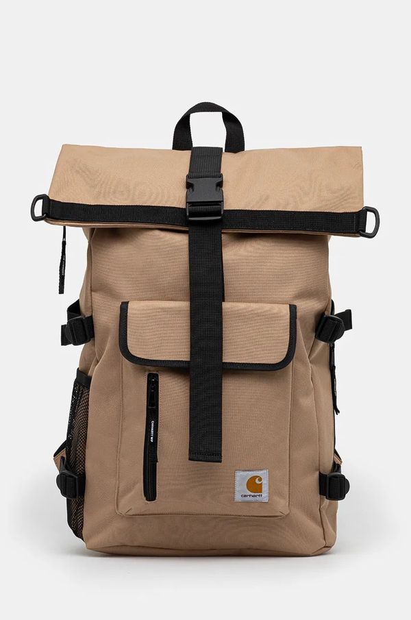 Carhartt WIP Ruksak Carhartt WIP Philis Backpack boja: bež, veliki, bez uzorka, I031575.2FSXX