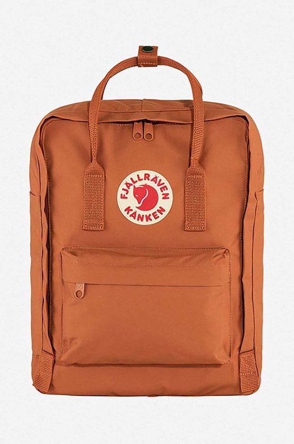 Fjallraven Ruksak Fjallraven Kanken boja: smeđa, veliki, s aplikacijom, F23510.243-243