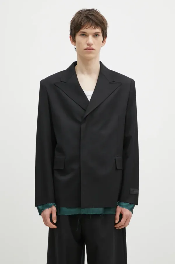 MM6 Maison Margiela Sako s primjesom vune MM6 Maison Margiela boja: crna, SH2BN0007.S47848