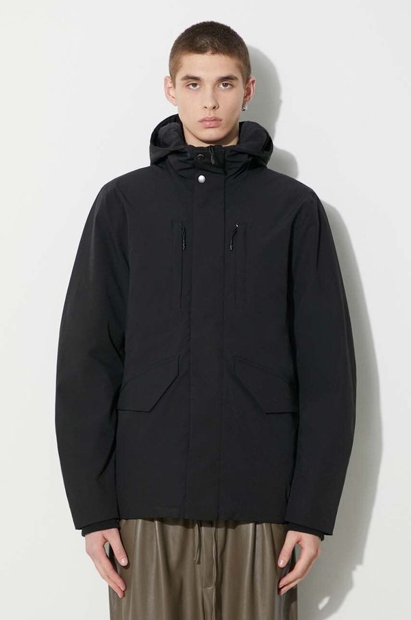 Samsoe Samsoe Jakna Samsoe Samsoe za žene, boja: crna, za prijelazno razdoblje