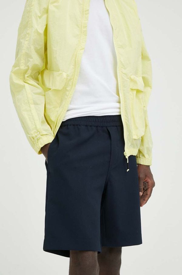 Samsoe Samsoe Kratke hlače Samsoe Samsoe za muškarce, boja: tamno plava