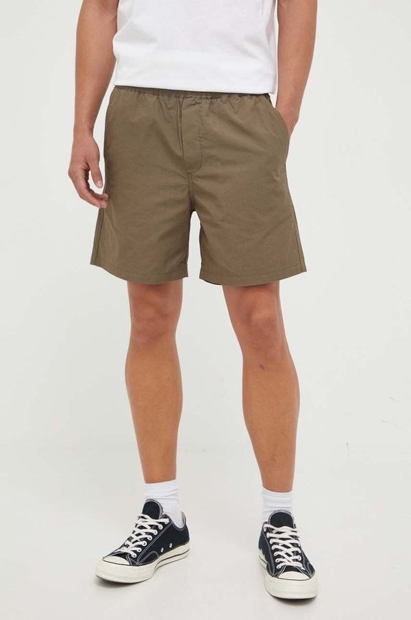 Samsoe Samsoe Pamučne kratke hlače Samsoe Samsoe Jabari boja: zelena