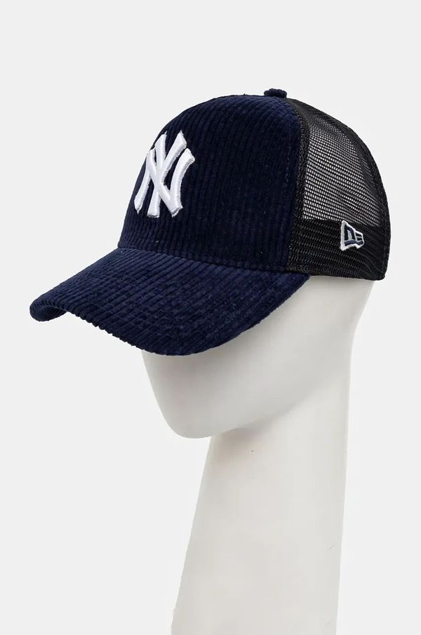 New Era Samtana kapa sa šiltom New Era CORD TRUCKER NEW YORK YANKEES boja: tamno plava, s aplikacijom, 60565523