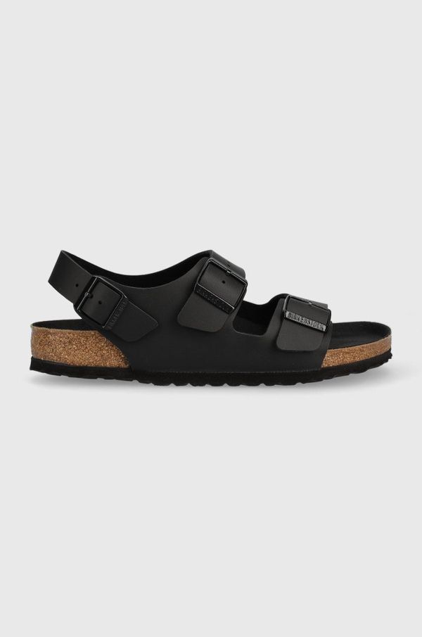 Birkenstock Sandale Birkenstock Milano za muškarce, boja: crna, 1024997