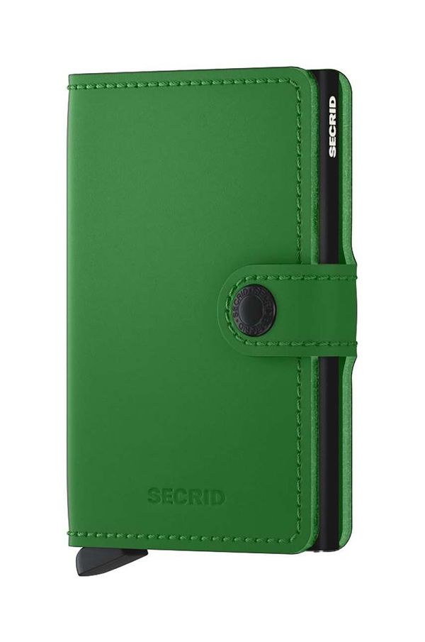 Secrid Kožni novčanik Secrid Miniwallet Matte Bright Green boja: zelena