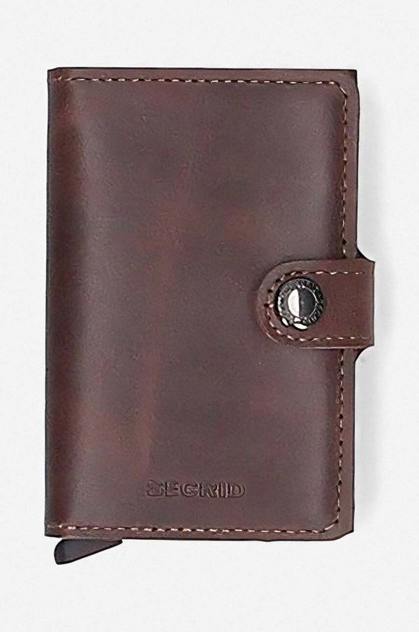 Secrid Novčanik Secrid boja: bordo, Portfel Secrid Miniwallet Vintage MV-Chocolate