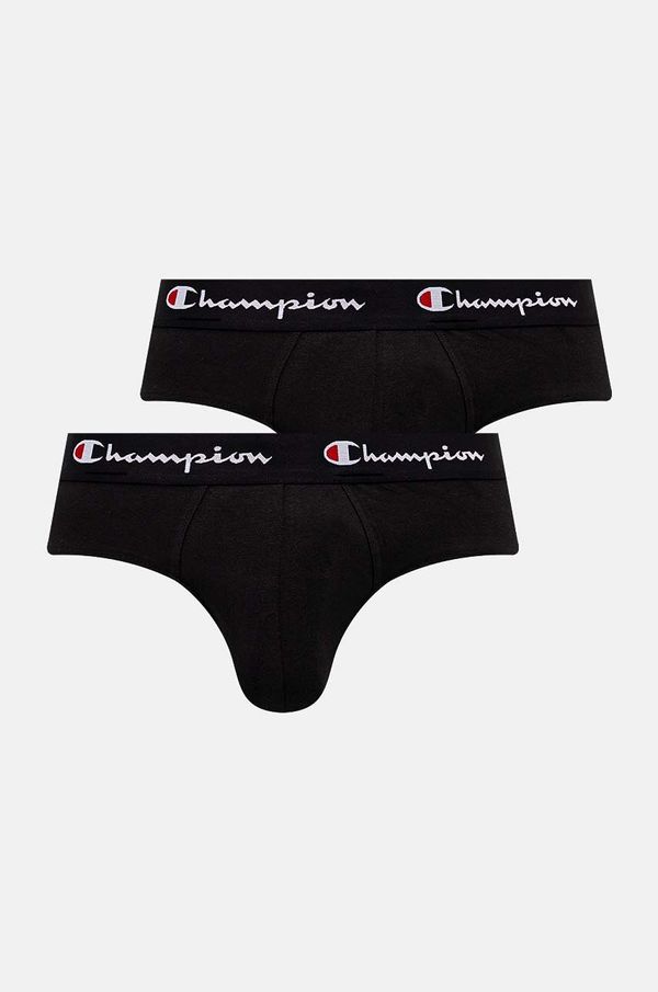 Champion Slip gaćice Champion 2-pack za muškarce, boja: crna