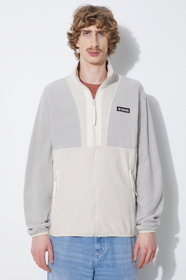 Columbia Sportska dukserica Columbia Back Bowl za muškarce, boja: siva, s uzorkom