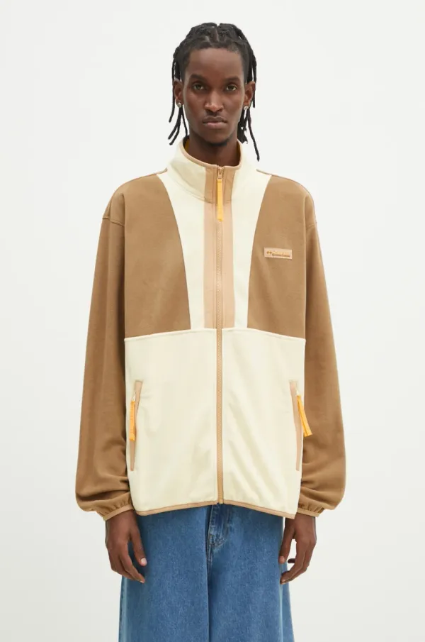 Columbia Sportska dukserica Columbia Backbowl II boja: bež, s uzorkom, 2126241