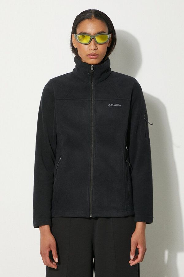 Columbia Sportska dukserica Columbia Fast Trek Ii za žene, boja: crna, glatka, EL6081.1465351-125