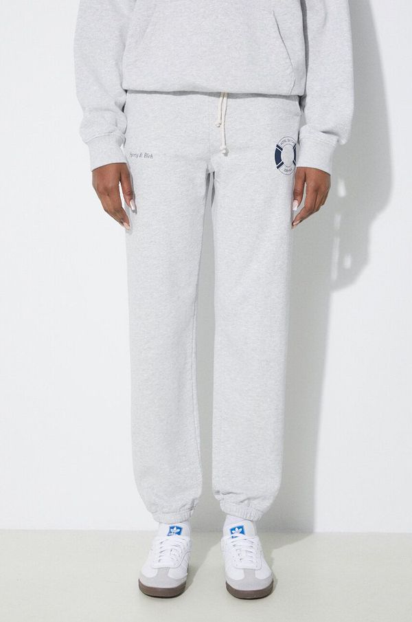 Sporty & Rich Donji dio trenirke Sporty & Rich Buoy Sweatpants boja: siva, s tiskom, SW1071HG