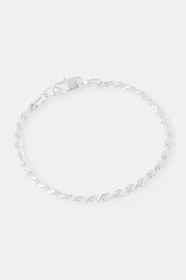 HATTON LABS Srebrna narukvica HATTON LABS Twisted Rope Bracelet M HL.W4.351.SL