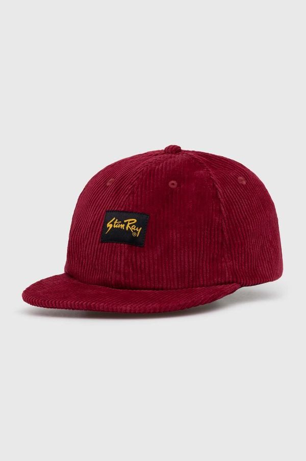 Stan Ray Kapa sa šiltom Stan Ray BALL CAP CORD boja: bordo, bez uzorka, AW2316743