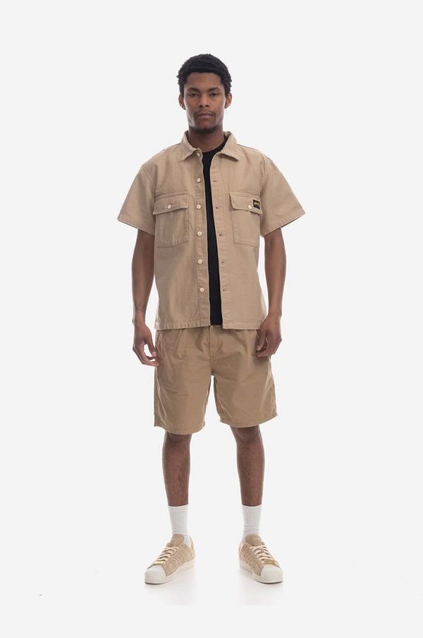 Stan Ray Pamučna košulja Stan Ray za muškarce, boja: bež, regular, s klasičnim ovratnikom, SS23011KHA-KHA