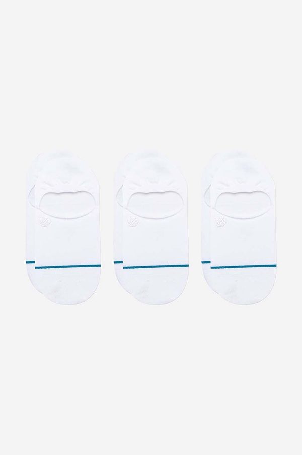 Stance Čarape Stance Icon No Show 3-pack za muškarce, boja: bijela, A145A23ICO-WHT