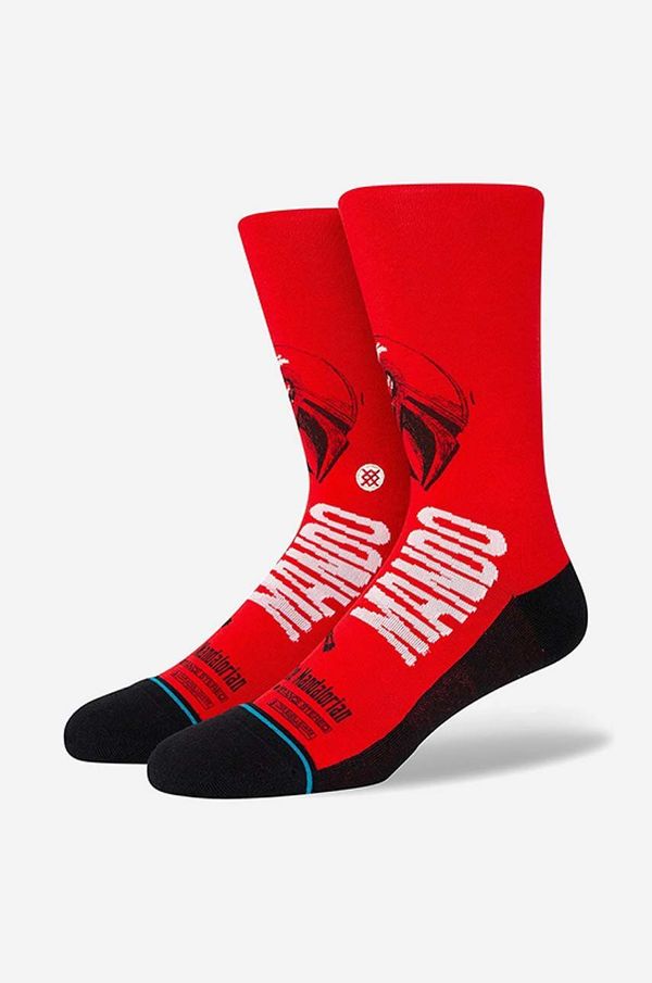 Stance Čarape Stance Mando West boja: crvena, A545A22MAN-RED