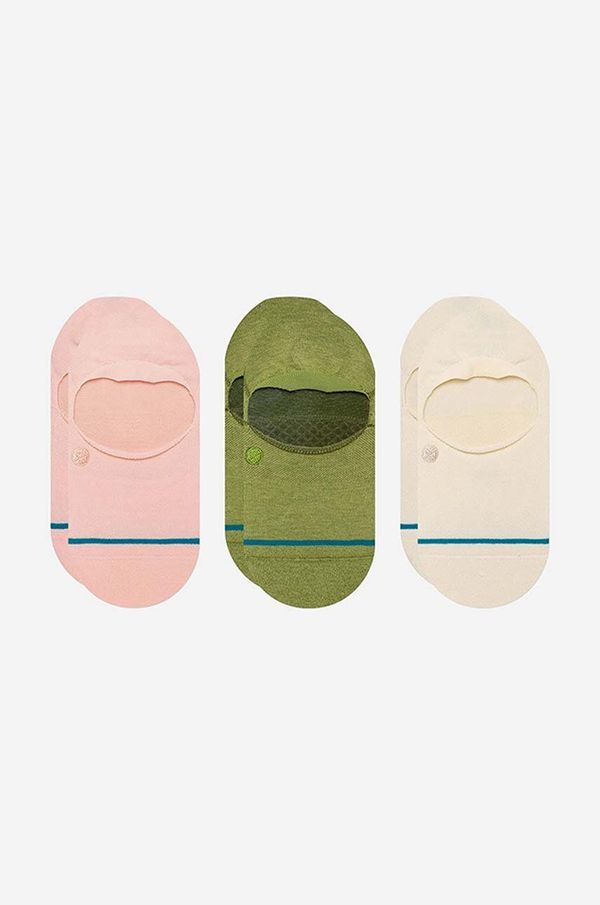 Stance Čarape Stance Rock Solid 3-pack za žene, boja: ružičasta, W145C22ROC-PNK