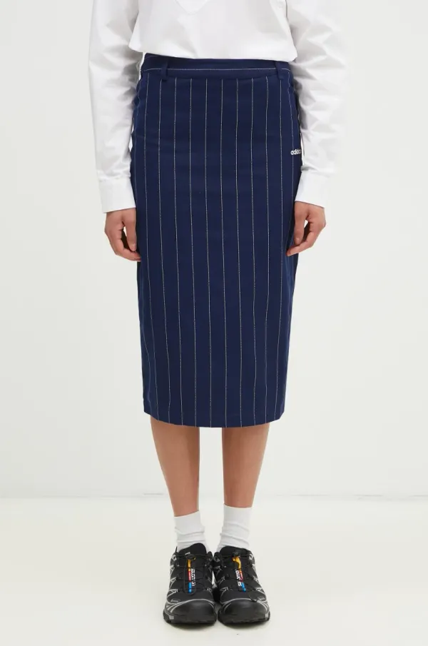 adidas Originals Suknja adidas Originals Pencil Skirt boja: tamno plava, midi, pencil, JD2576