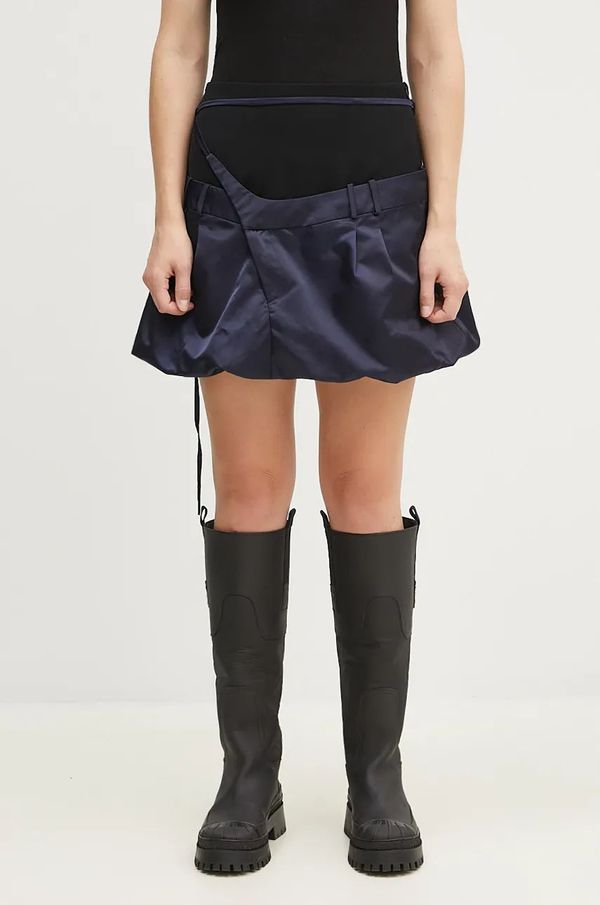 Ottolinger Suknja Ottolinger Drape Bomber Skirt boja: tamno plava, mini, ravna, 1090606221