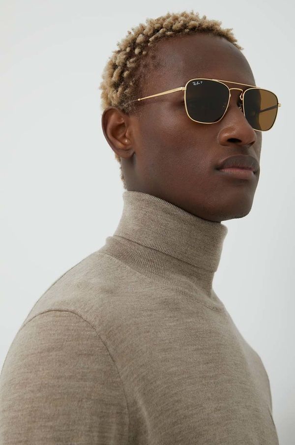 Ray-Ban Sunčane naočale Ray-Ban za muškarce, boja: zlatna, 0RB3588
