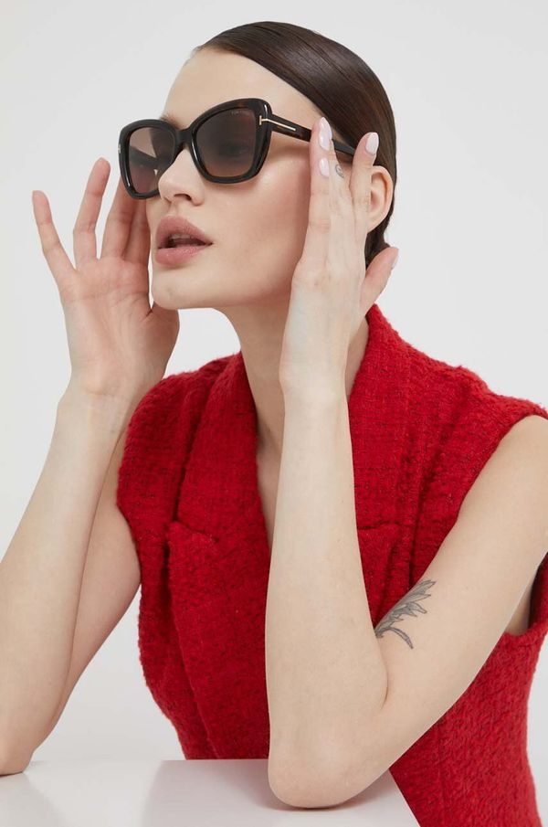 Tom Ford Sunčane naočale Tom Ford za žene, boja: smeđa