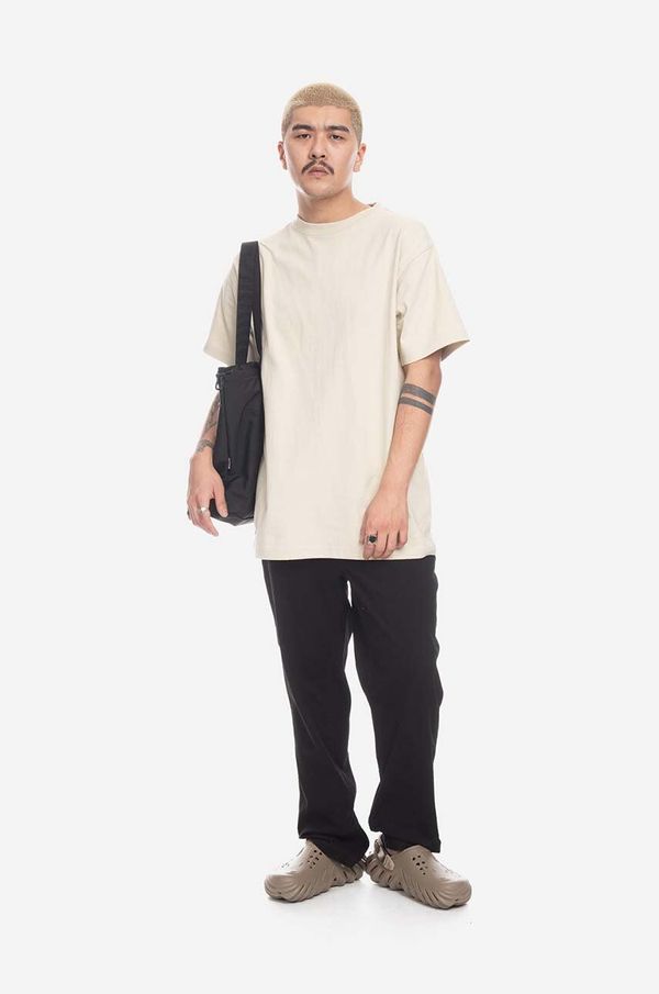 Taikan Pamučna majica Taikan boja: bež, glatki model, TT0001.CRM-CRM