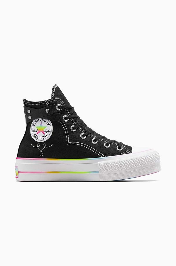 Converse Tenisice Converse Chuck Taylor All Star Lift Hi Pride za žene, boja: crna, A10218C