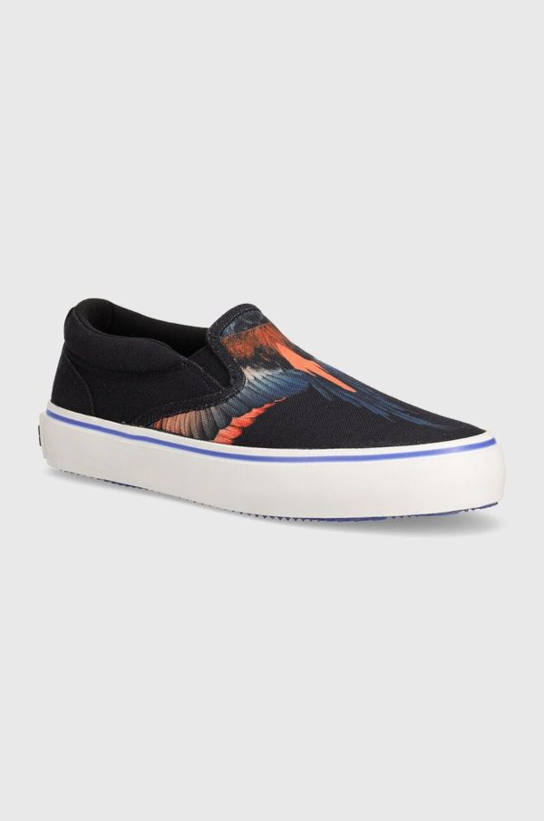 Marcelo Burlon Tenisice Marcelo Burlon Icon Wings Slip-On Vulcanized za muškarce, boja: crna, CMIA079S24FAB0011026