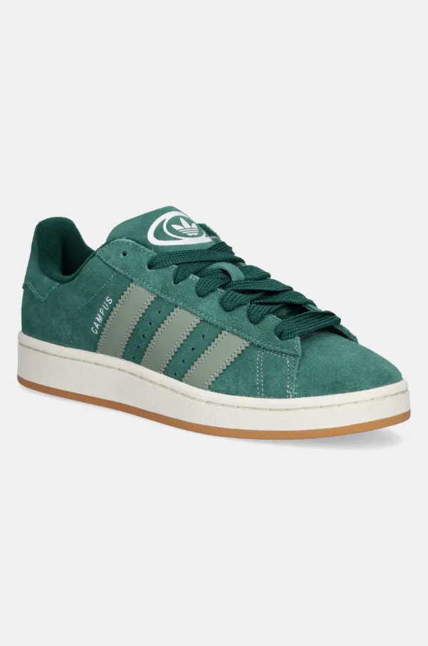 adidas Originals Tenisice od brušene kože adidas Originals Campus 00s boja: zelena, JH8794