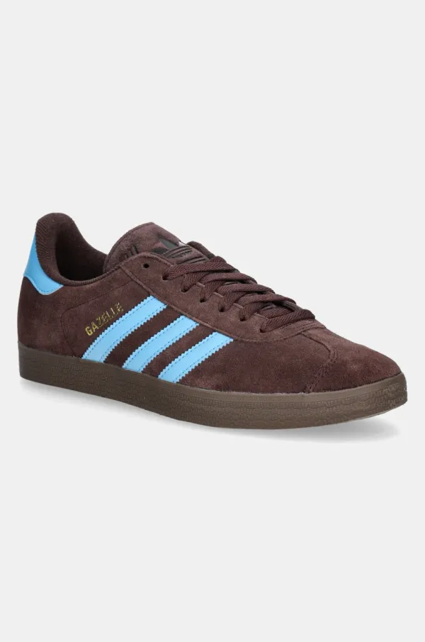 adidas Originals Tenisice od brušene kože adidas Originals Gazelle boja: smeđa, JH5392