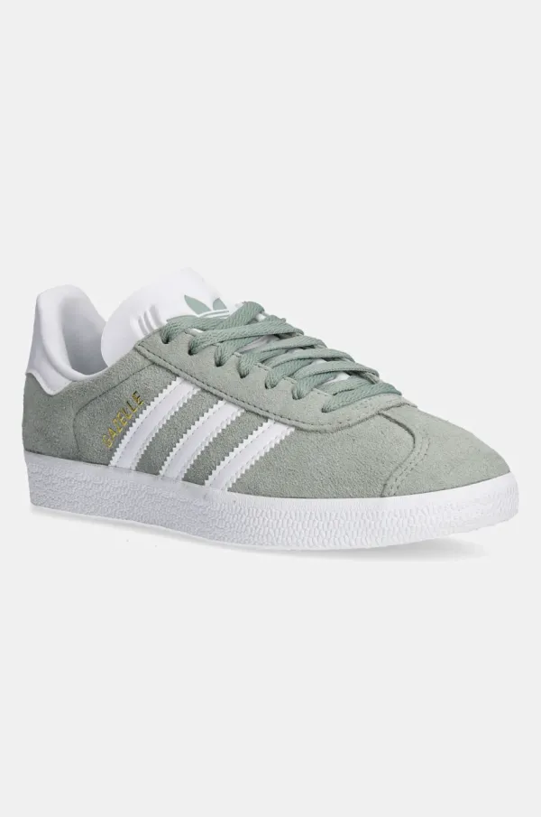 adidas Originals Tenisice od brušene kože adidas Originals Gazelle boja: zelena, JH5384